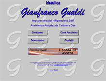 Tablet Screenshot of idraulicagualdi.com